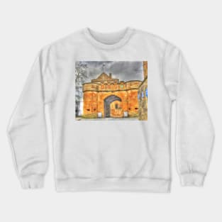 Linlithgow Palace entrance HDR ( Wentworth Prison in Outlander) Crewneck Sweatshirt